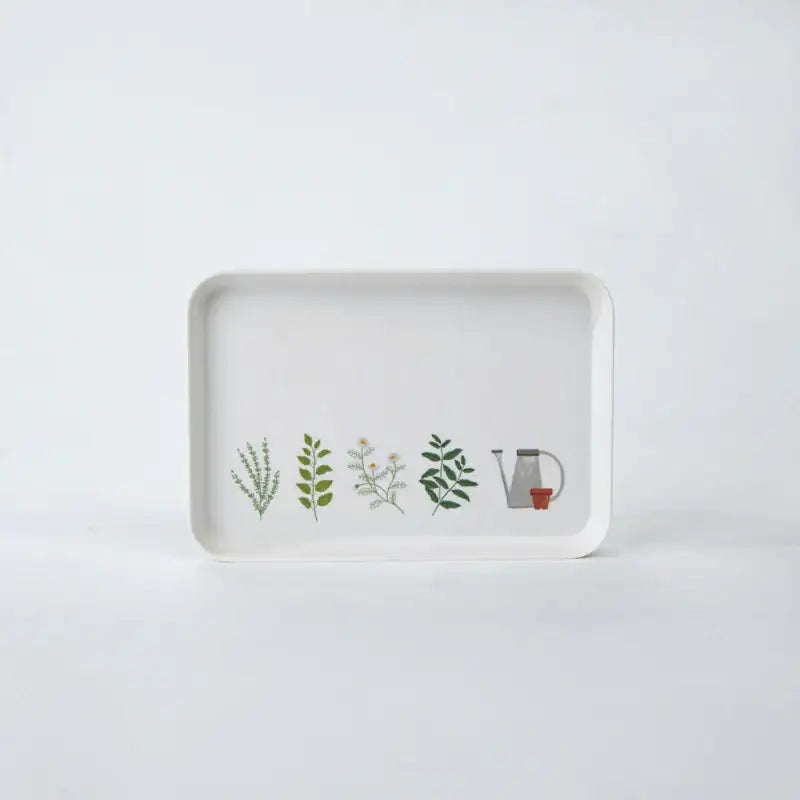 Korean All That - Herb Melamine Tray Set - Modern House - Serving Trays - Harumio