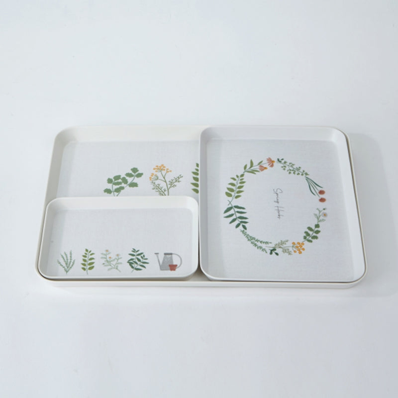 Korean All That - Herb Melamine Tray Set