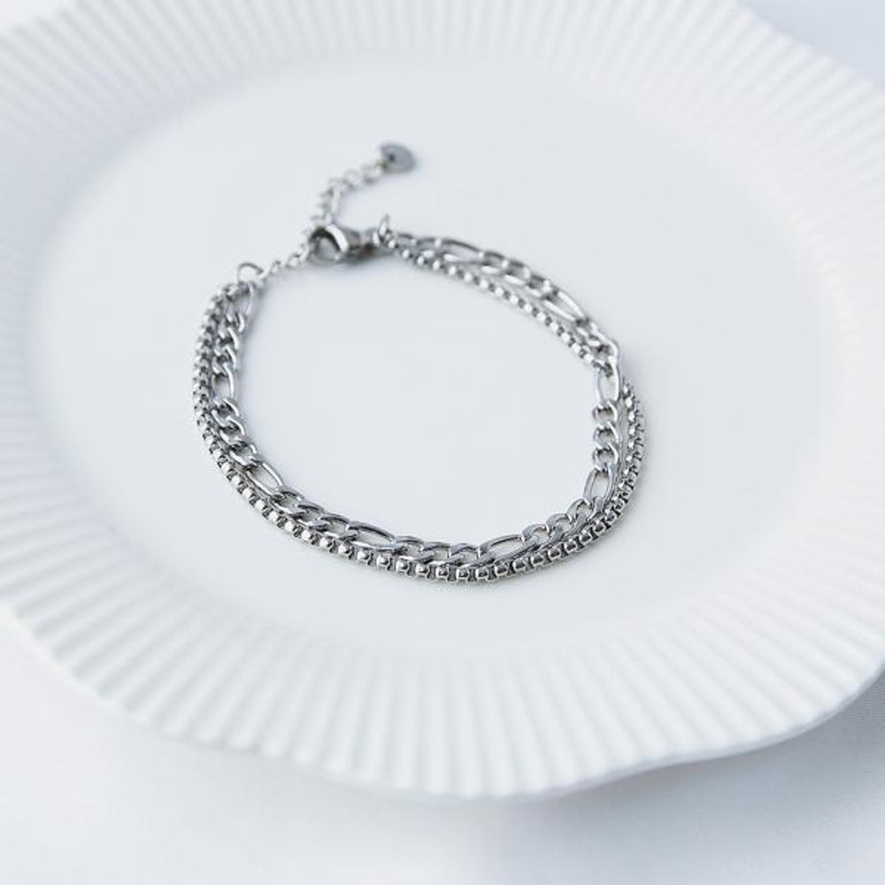CLUE - Two-line Chain Surgical Steel Bracelet