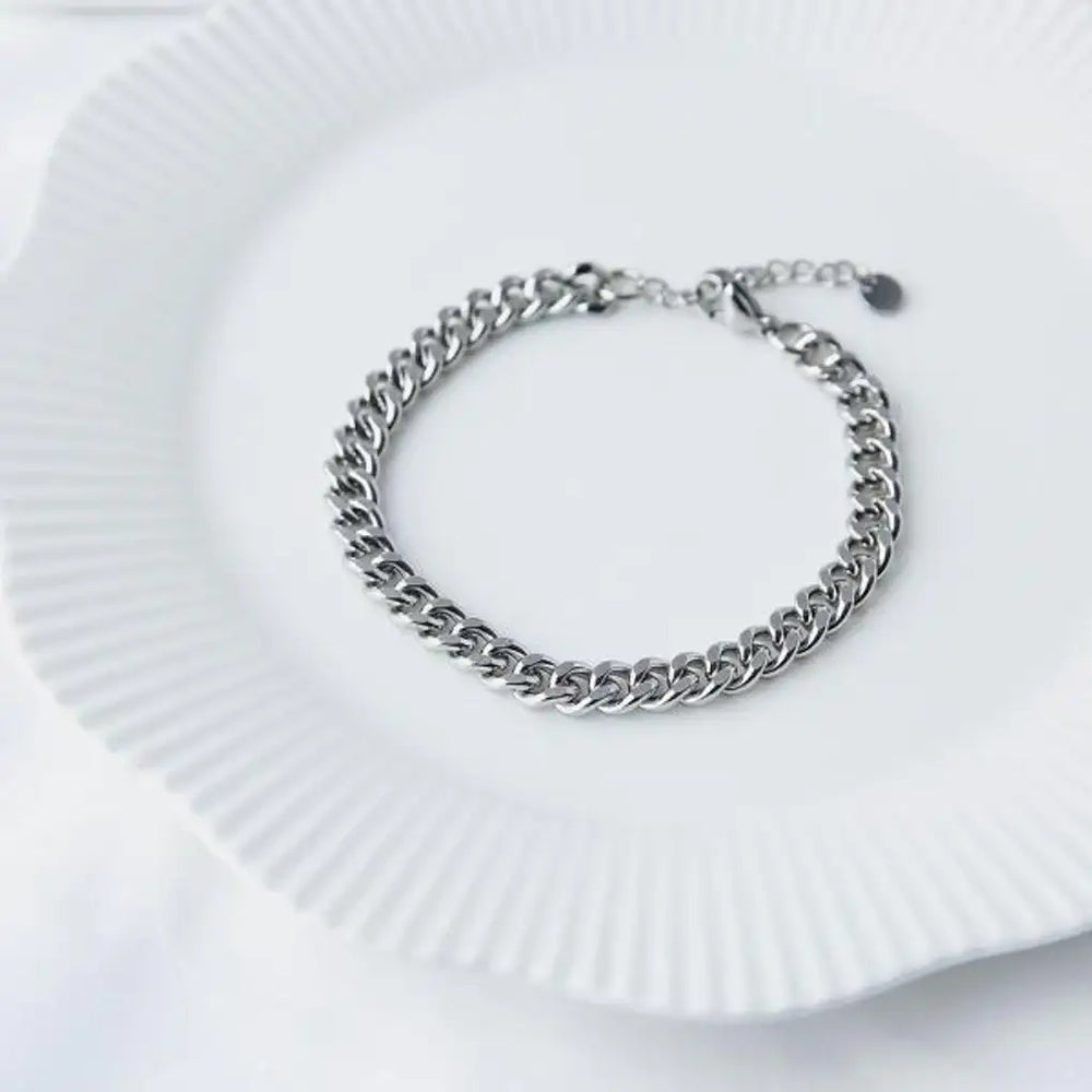 CLUE - Chain Decoration Surgical Steel Bracelet - CLUE - Jewelry - Harumio
