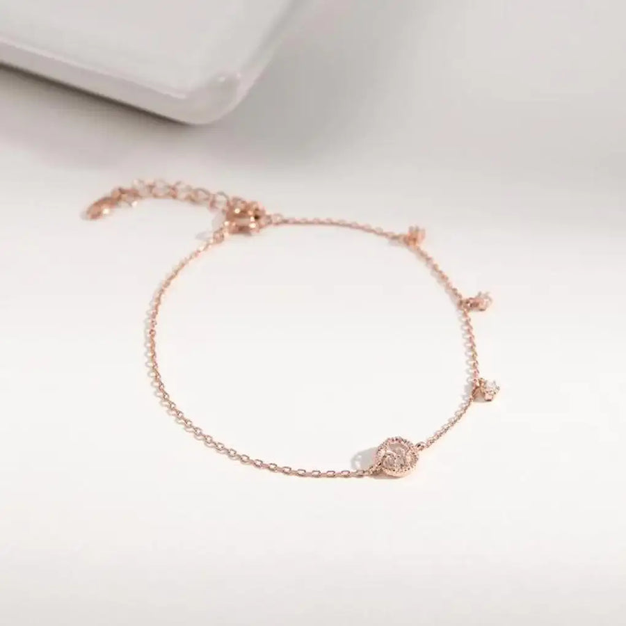 CLUE - Shining Point Cubic Chain Silver Bracelet - CLUE - Accessories - Harumio