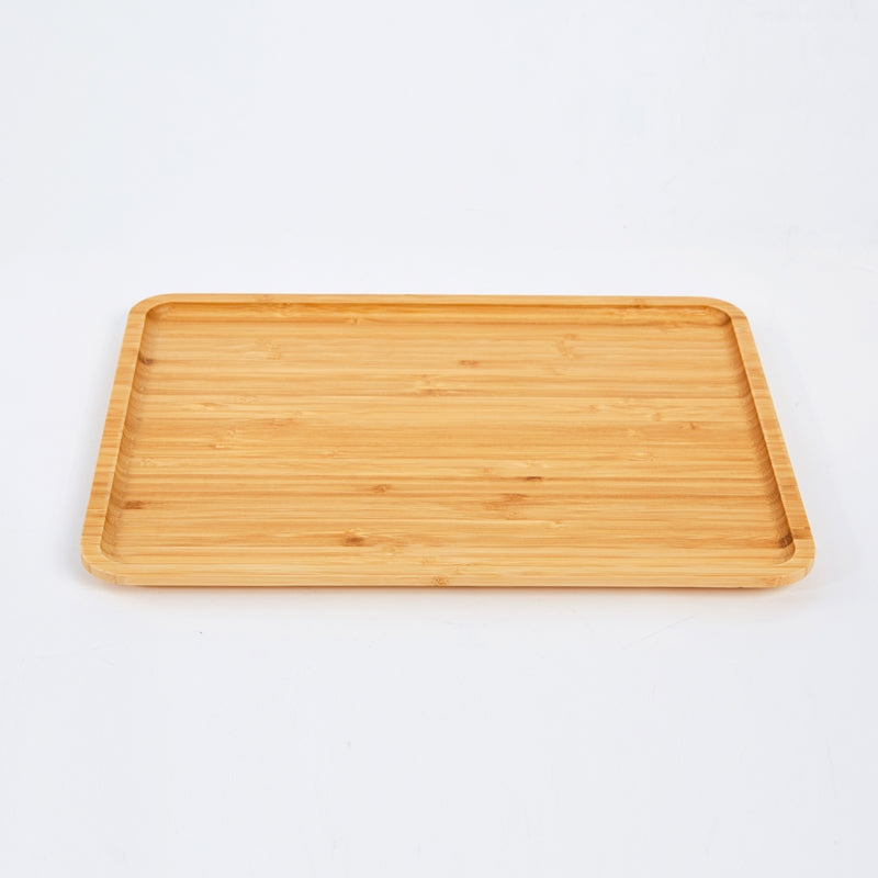 L Blue Line Korean Tableware Set 5P & Bamboo Tray