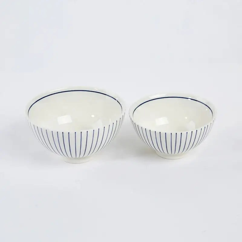L Blue Line Korean Tableware Set 5P & Bamboo Tray - Modern House - Kitchenware - Harumio