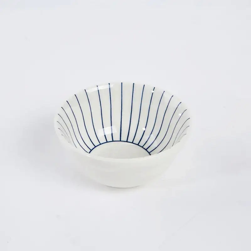 L Blue Line Korean Tableware Set 5P & Bamboo Tray - Modern House - Kitchenware - Harumio