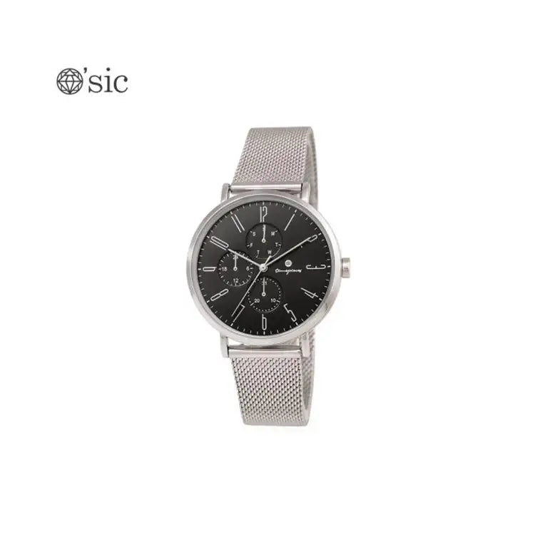 OST - Black Index Silver Men's Couple Mesh Watch - OST - Watch - Harumio
