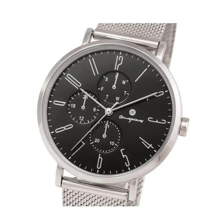 OST - Black Index Silver Men's Couple Mesh Watch - OST - Watch - Harumio