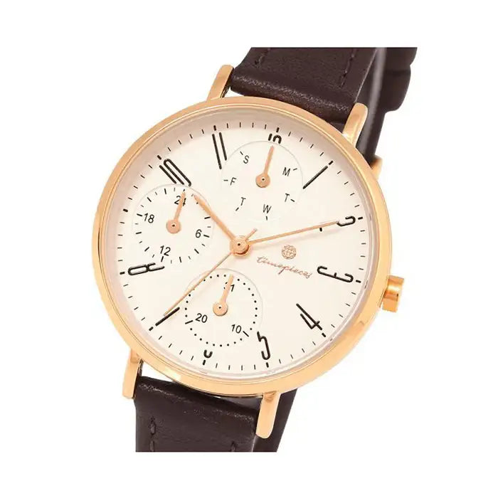 OST - Jean Brown Women's Couple Leather Watch - OST - Watch - Harumio