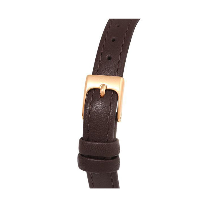 OST - Jean Brown Women's Couple Leather Watch