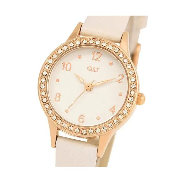 OST - Moonlight Garden Cubic Lace Women's Leather Watch - OST - Watch - Harumio