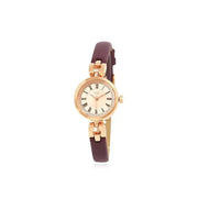 OST - Moonlight Garden Romaji Burgundy Women's Leather Watch - OST - Watch - Harumio