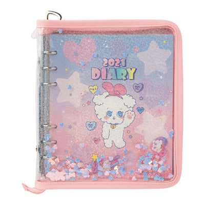 ArtBox - A6 6-Ring Babichon Pinkaholic Glitter 2021 Diary
