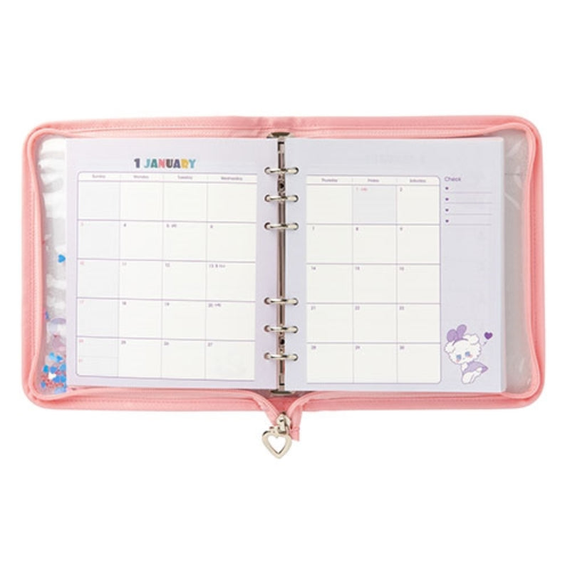 ArtBox - A6 6-Ring Babichon Pinkaholic Glitter 2021 Diary
