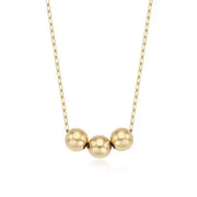 CLUE - 14K Gold Filled Volume Ball Necklace - CLUE - Jewelry - Harumio
