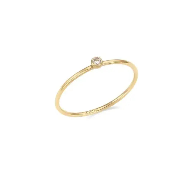 CLUE - 14K Gold Filled Eternal Crystal Ring - CLUE - Rings - Harumio