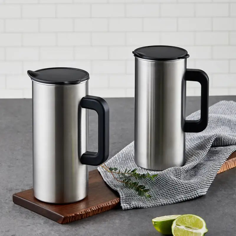 Korean Stainless Steel 304 Water Bottle 1.5L 1+1 Set - Modern House - Kitchenware - Harumio