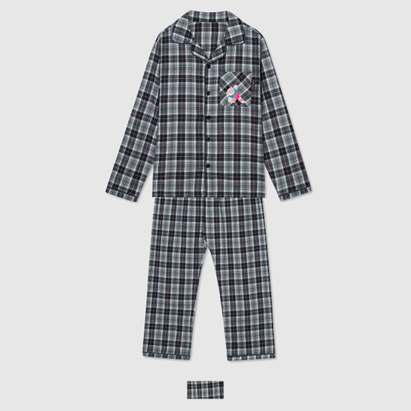SPAO x I Live Alone - Wilson Check Flannel Pajamas