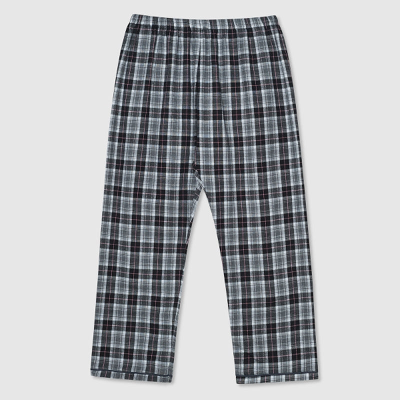 SPAO x I Live Alone - Wilson Check Flannel Pajamas