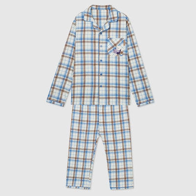 SPAO x I Live Alone - Wilson Check Flannel Pajamas