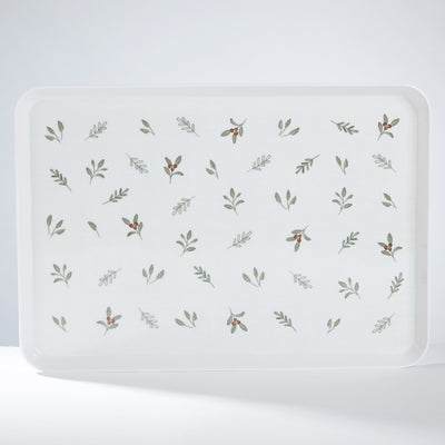 Korean Garden Of Morning Melamine Tray Set