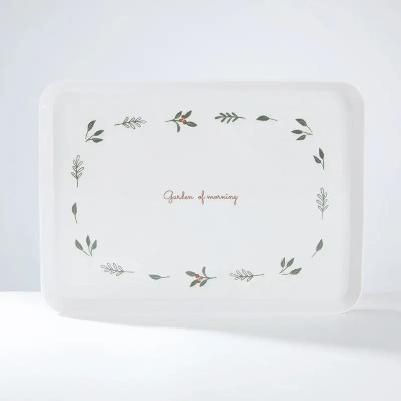 Korean Garden Of Morning Melamine Tray Set - Modern House - Serving Trays - Harumio