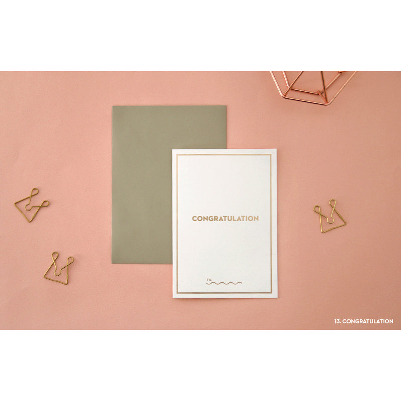 Second Mansion x 10x10 - Message Card Ver. 1