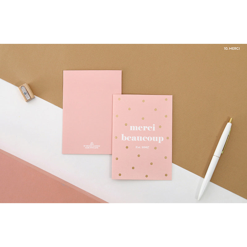 Second Mansion x 10x10 - Message Card Ver. 1