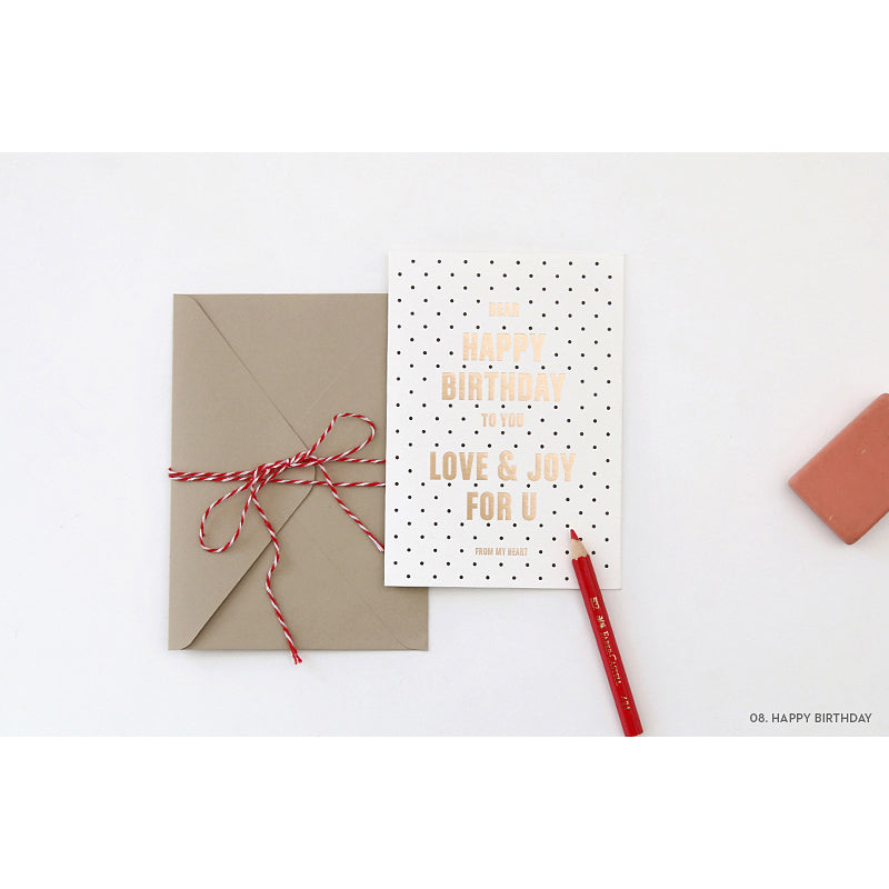 Second Mansion x 10x10 - Message Card Ver. 1