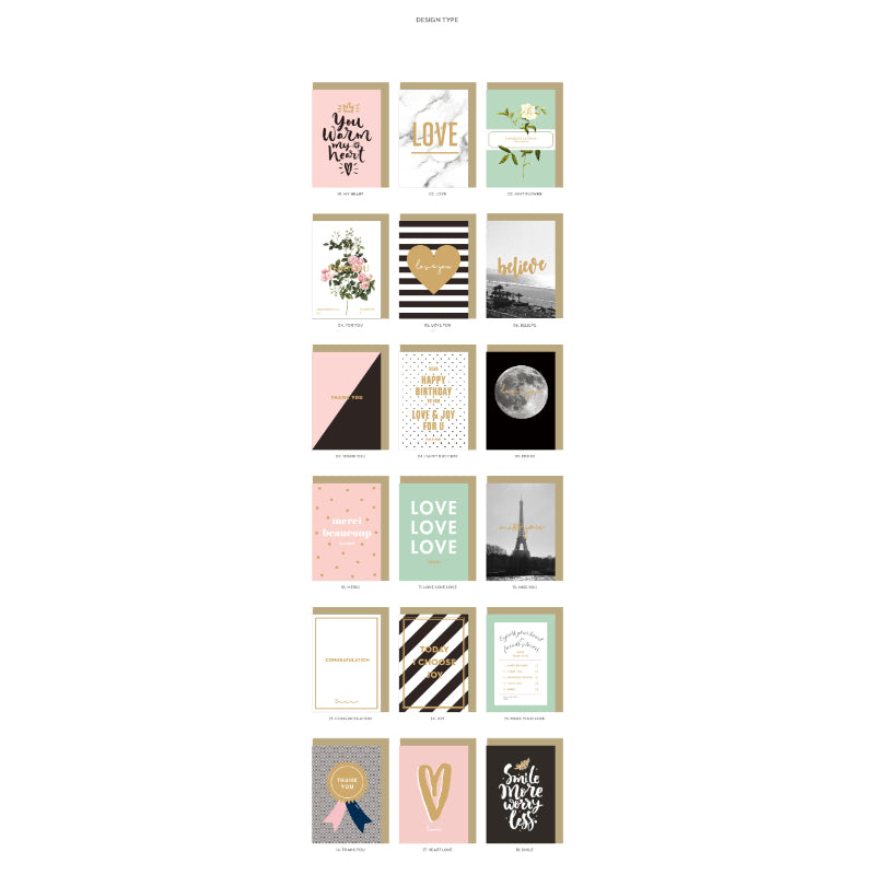 Second Mansion x 10x10 - Message Card Ver. 1