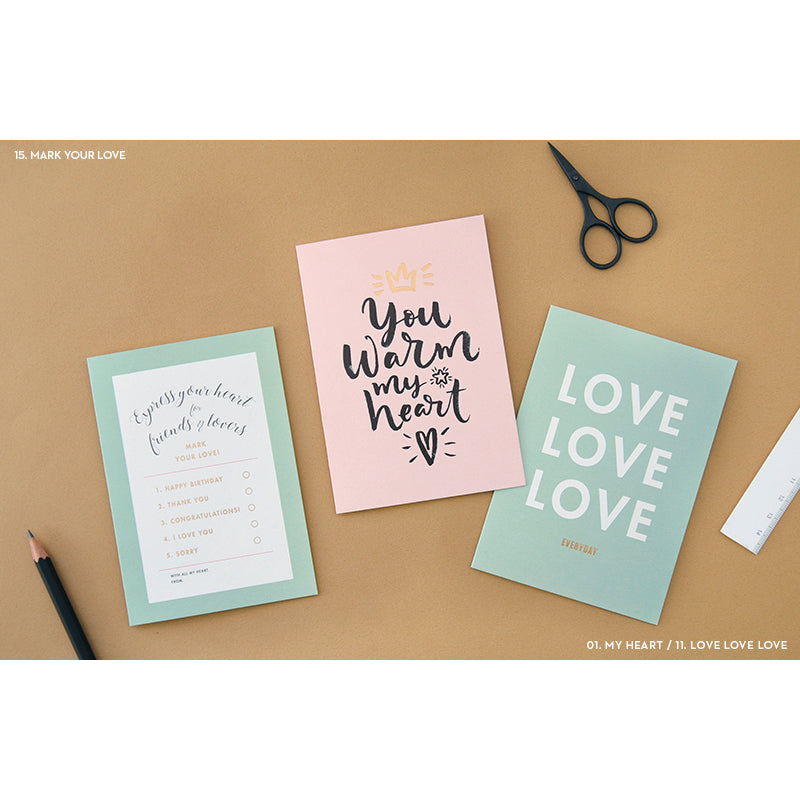 Second Mansion x 10x10 - Message Card Ver. 1