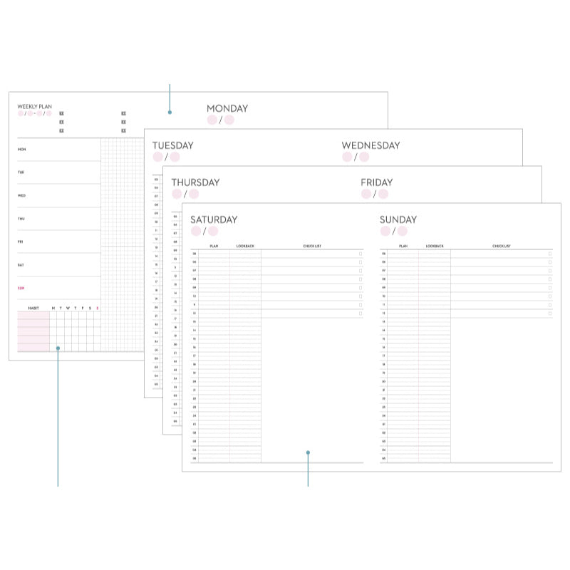 Second Mansion x 10x10 - 1 Month Planner