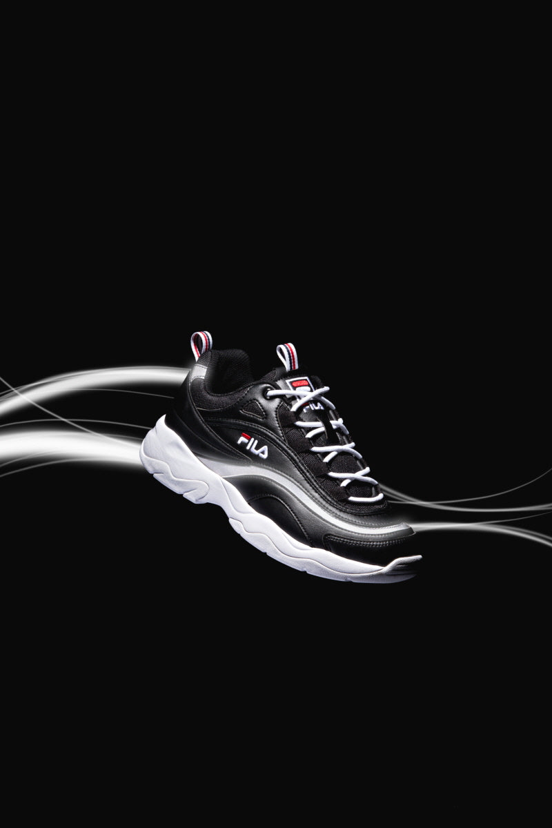 Fila - Filaray- White Black Silver Point - Sneakers - Harumio