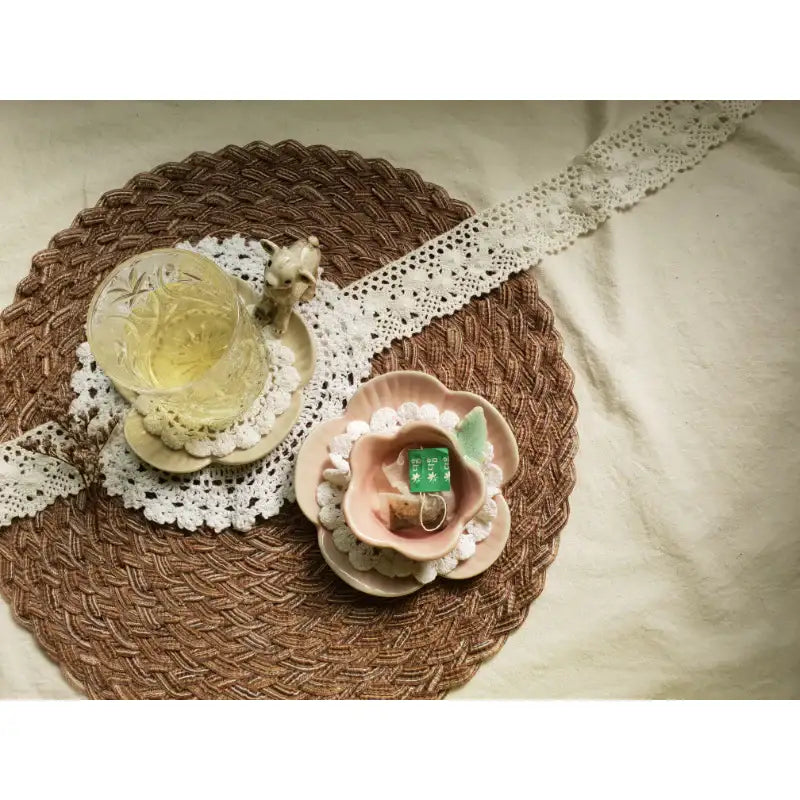 OSON - Handmade Flower Shaped Plate & Holder - OSON - Tableware - Harumio
