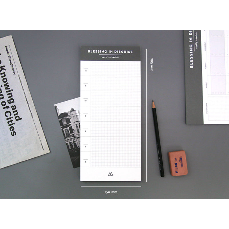 Second Mansion x 10x10 - Desk Side Weekly Scheduler