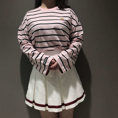 SPAO x Cardcaptor Sakura - Long Sleeve Striped T-Shirt