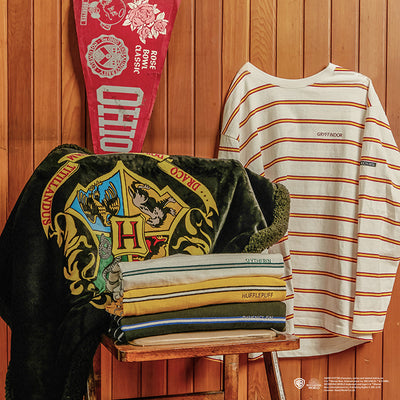 SPAO x Harry Potter - Hogwarts Long Sleeve Striped T-Shirt