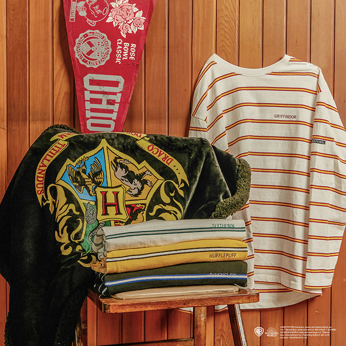 SPAO x Harry Potter - Hogwarts Long Sleeve Striped T-Shirt