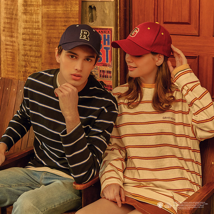 SPAO x Harry Potter - Hogwarts Long Sleeve Striped T-Shirt