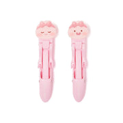 Kakao Friends - Lovely Apeach Mini Clamp Set (2pcs) - Kakao Friends - Accessories - Harumio