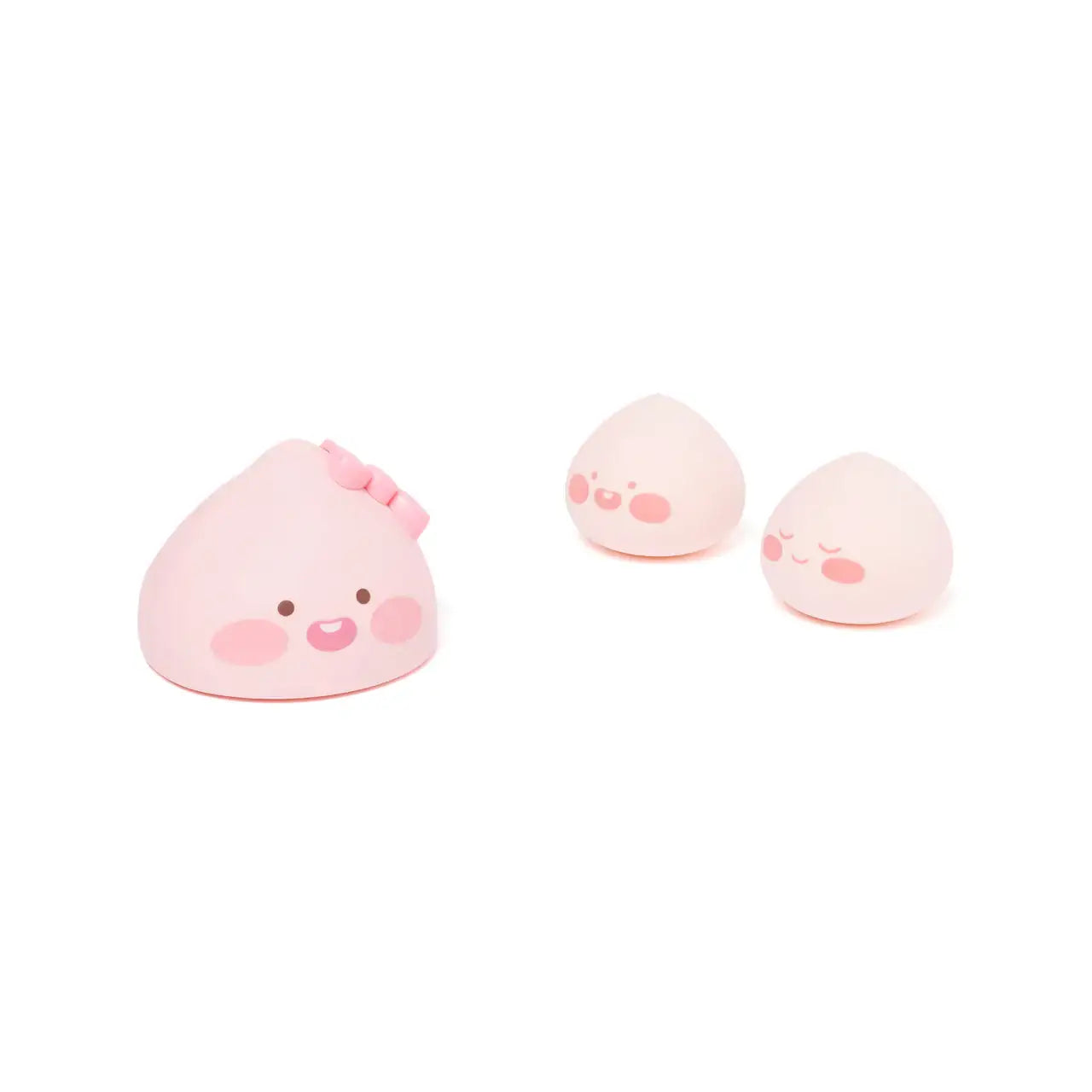 Kakao Friends - Lovely Apeach Non-latex Puff Case Set - Kakao Friends - Accessories - Harumio