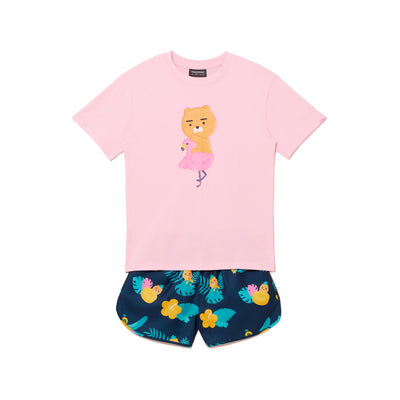 Kakao Friends - Women's T-Shirt & Shorts Set
