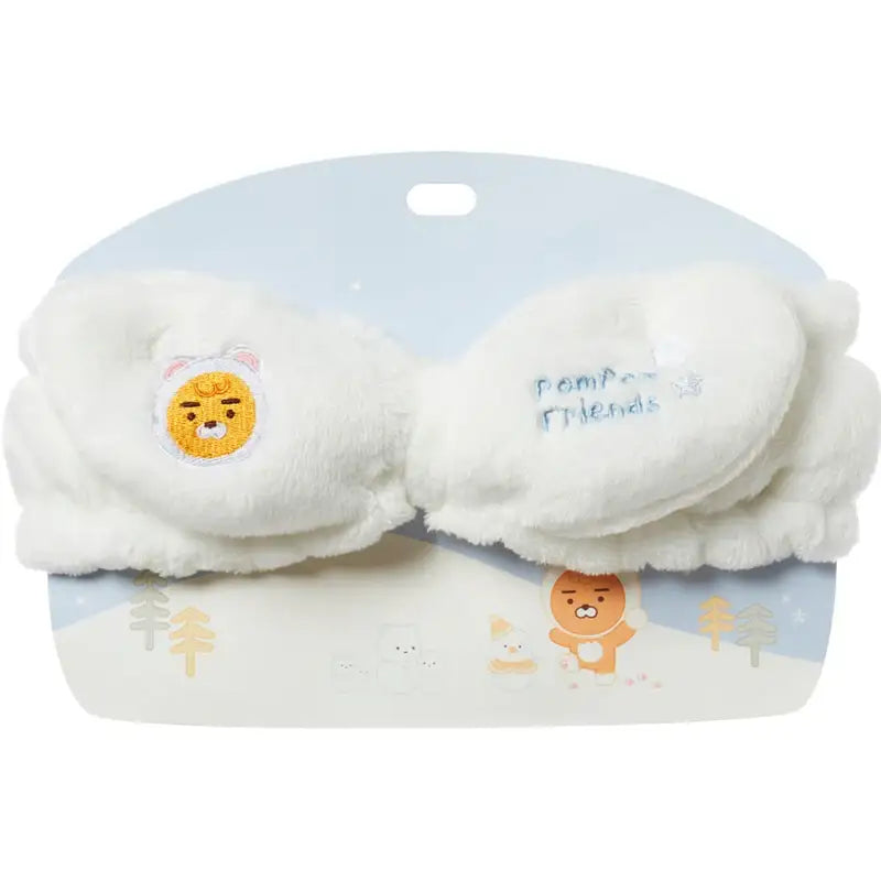 Kakao Friends - PomPom Friends Facial Wash Band - Kakao Friends - Face Wash Headband - Harumio