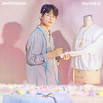 SPAO x Marimong - Cropped Fleece Sweatshirt