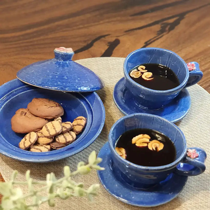 Bosan Pottery - Plum Blossom Porcelain Side Dish Bowl with Lid - Bosan Pottery - Home & Living, Accessories - Harumio