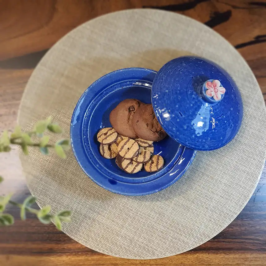 Bosan Pottery - Plum Blossom Porcelain Side Dish Bowl with Lid - Bosan Pottery - Home & Living, Accessories - Harumio