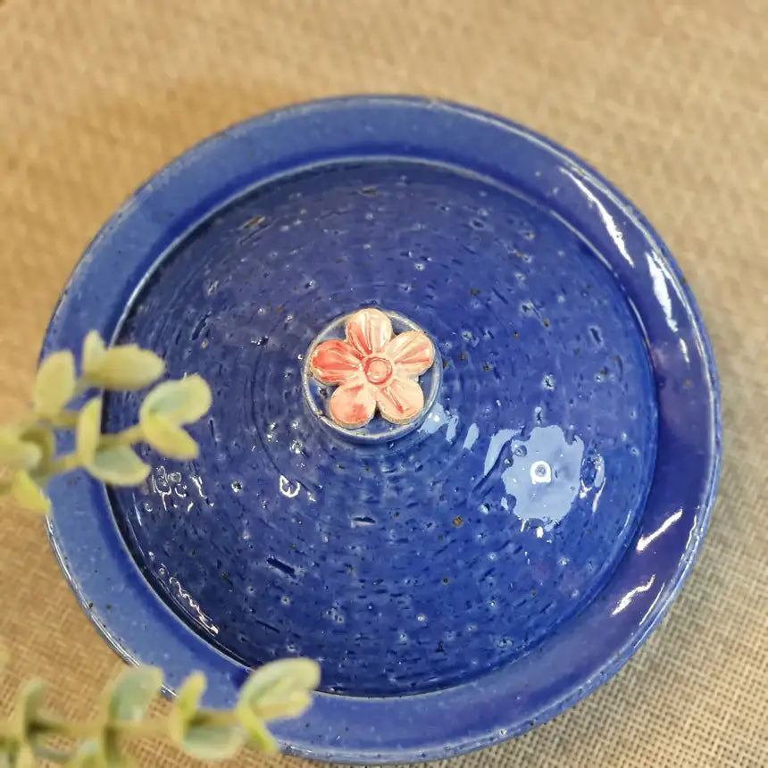 Bosan Pottery - Plum Blossom Porcelain Side Dish Bowl with Lid - Bosan Pottery - Home & Living, Accessories - Harumio