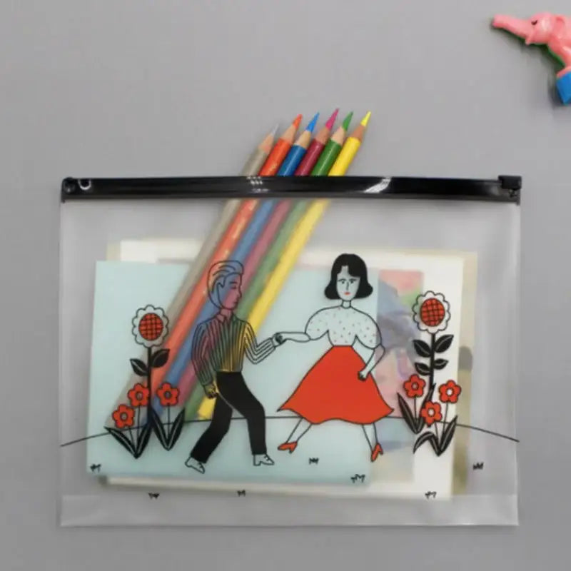1537 - Mini Clear Pouch - 1537 - Zipper Bag - Harumio