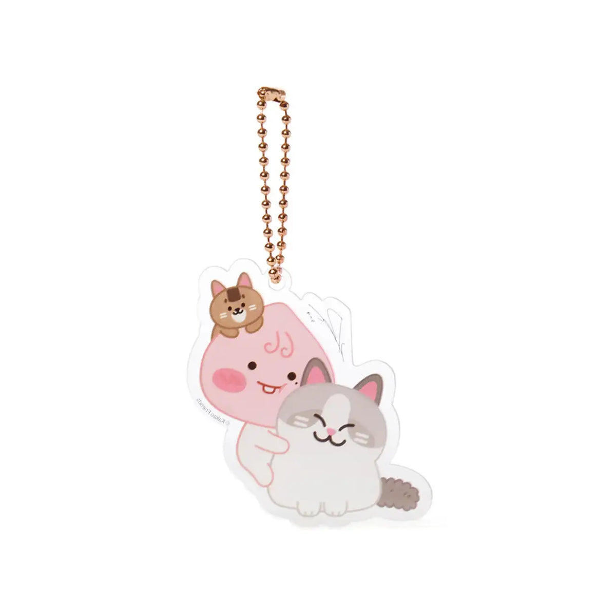 Apeach x KangDaniel - Apeach Transparent Keyring - Apeach x KangDaniel - Accessories - Harumio