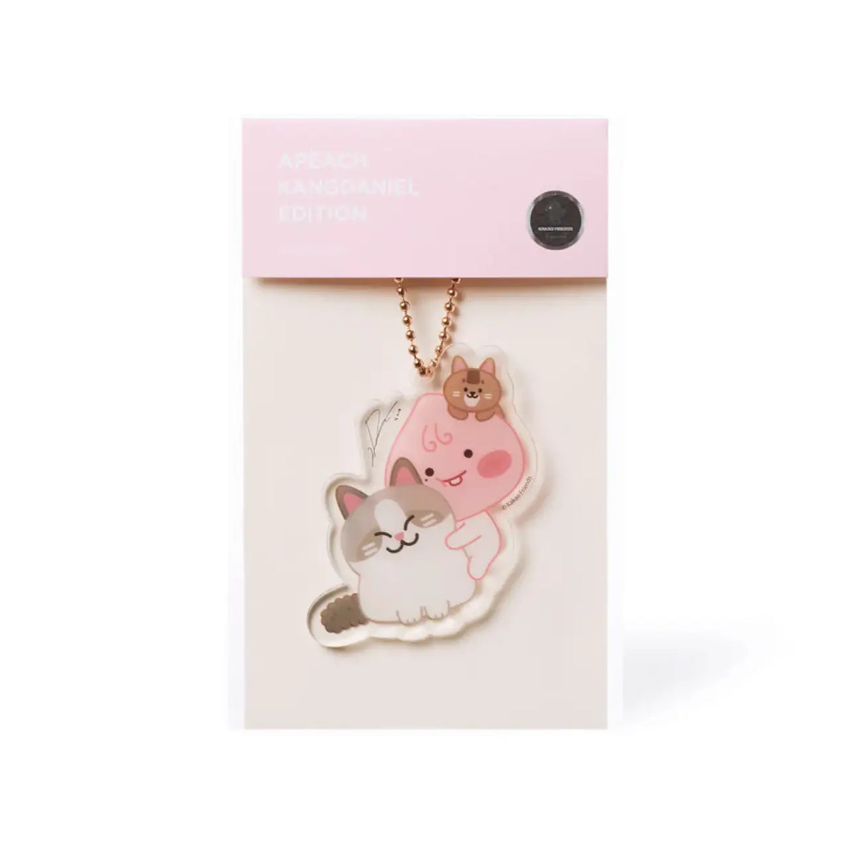 Apeach x KangDaniel - Apeach Transparent Keyring - Apeach x KangDaniel - Accessories - Harumio