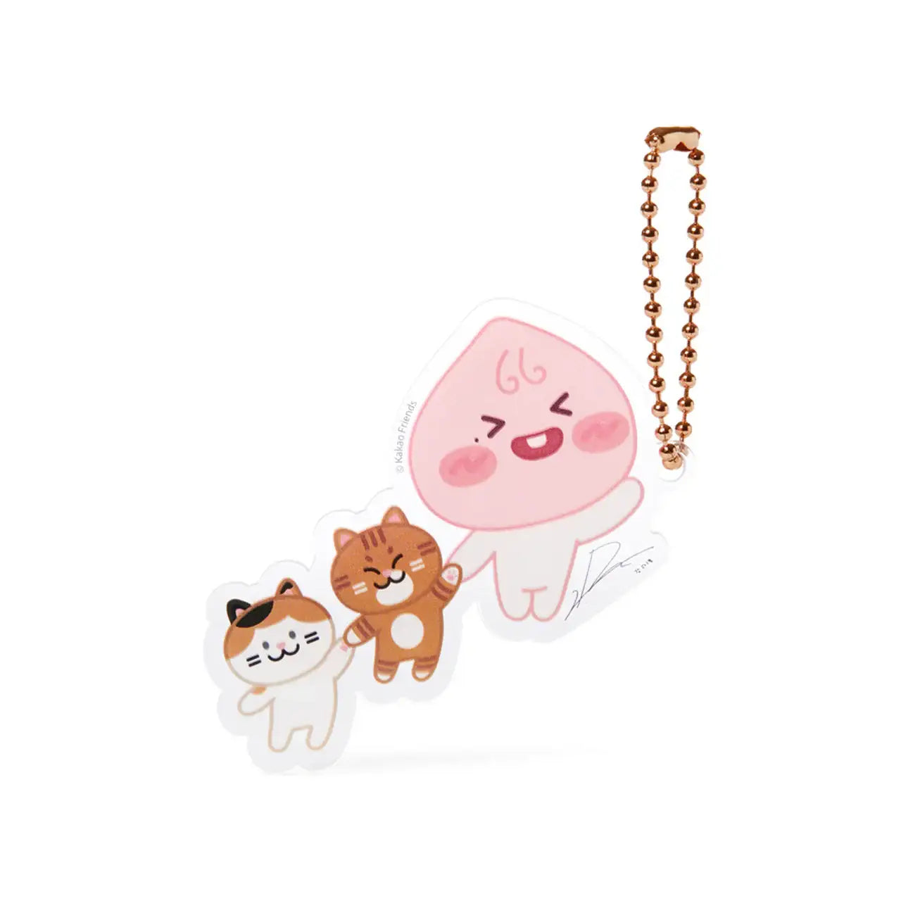 Apeach x KangDaniel - Apeach Transparent Keyring - Apeach x KangDaniel - Accessories - Harumio