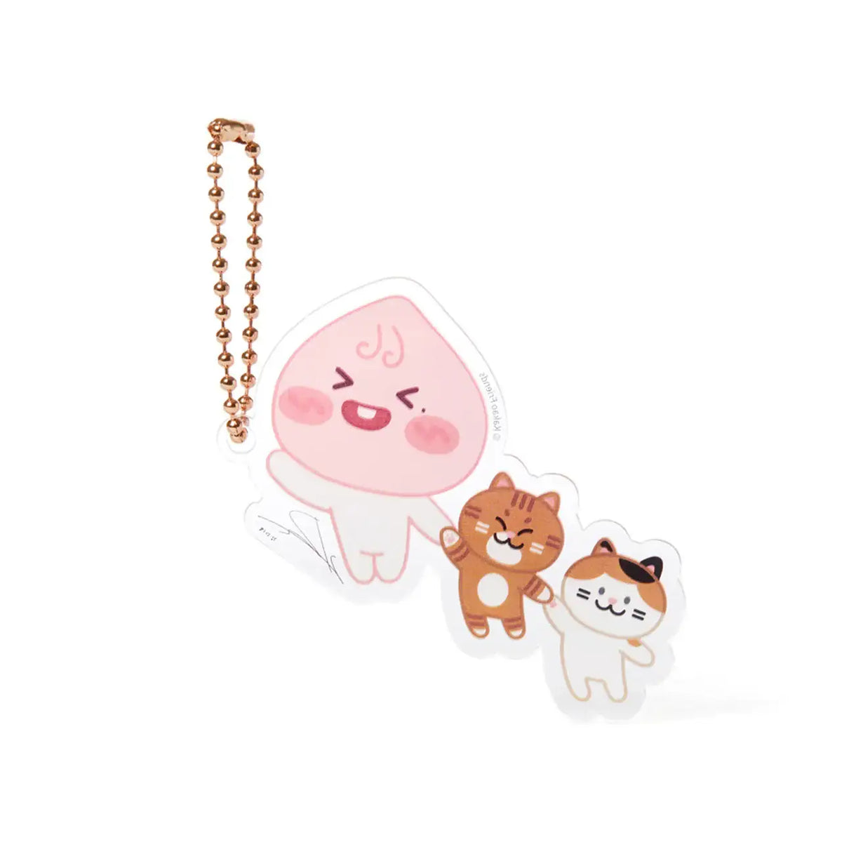 Apeach x KangDaniel - Apeach Transparent Keyring - Apeach x KangDaniel - Accessories - Harumio